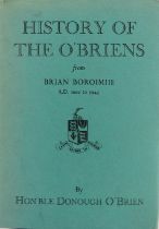 Genealogy: O'Brien (Hon. Donough) History of the O'Briens, 4to Lond. 1949; Carney (J.)ed. A