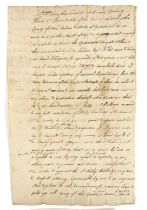 American Revolution. Autograph M/ss document signed Oliver Arnold, of the town of Norwich in the