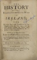 Clarendon, (Edward, Earl of,) The History of the Rebellion and Civil Wars in Ireland, roy 8vo