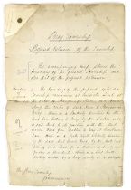 Bray Township, 1881 Manuscript: Co. Wicklow - Comber (P.J.) Civil Engineer, Surveyor. Bray Township,