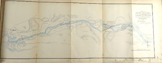 The River Shannon Maps & Plans:  River Shannon Navigation. Letter from Colonel John F. Burgoyne to