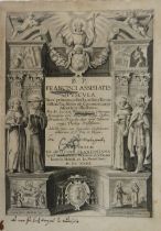 Plantin Press Wadding (Luke)ed. Francisci Assisatis Opuscula, 3 vols. in one, 4to Antwerp (Ex.