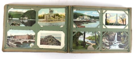 Postcards: A good Album of approx. 320 original Postcards, all of Irish interest, North & South,