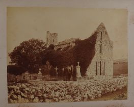 Photographs: Co. Clare, An oblong folio Album with 18 Photographs of Antiquities, and Ancient