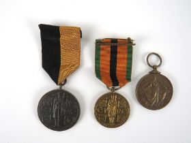 Medals:  Co. Galway: [War of Independence & Emergency] A collection of Medals awarded to Mr. Morrin,