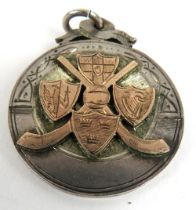 1913 Leinster Final Winners Medal Medal: G.A.A. - Hurling 1913. A rare Provincial circular silver