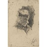 Figura di anziano con cappello - Figure of an old man with a hat