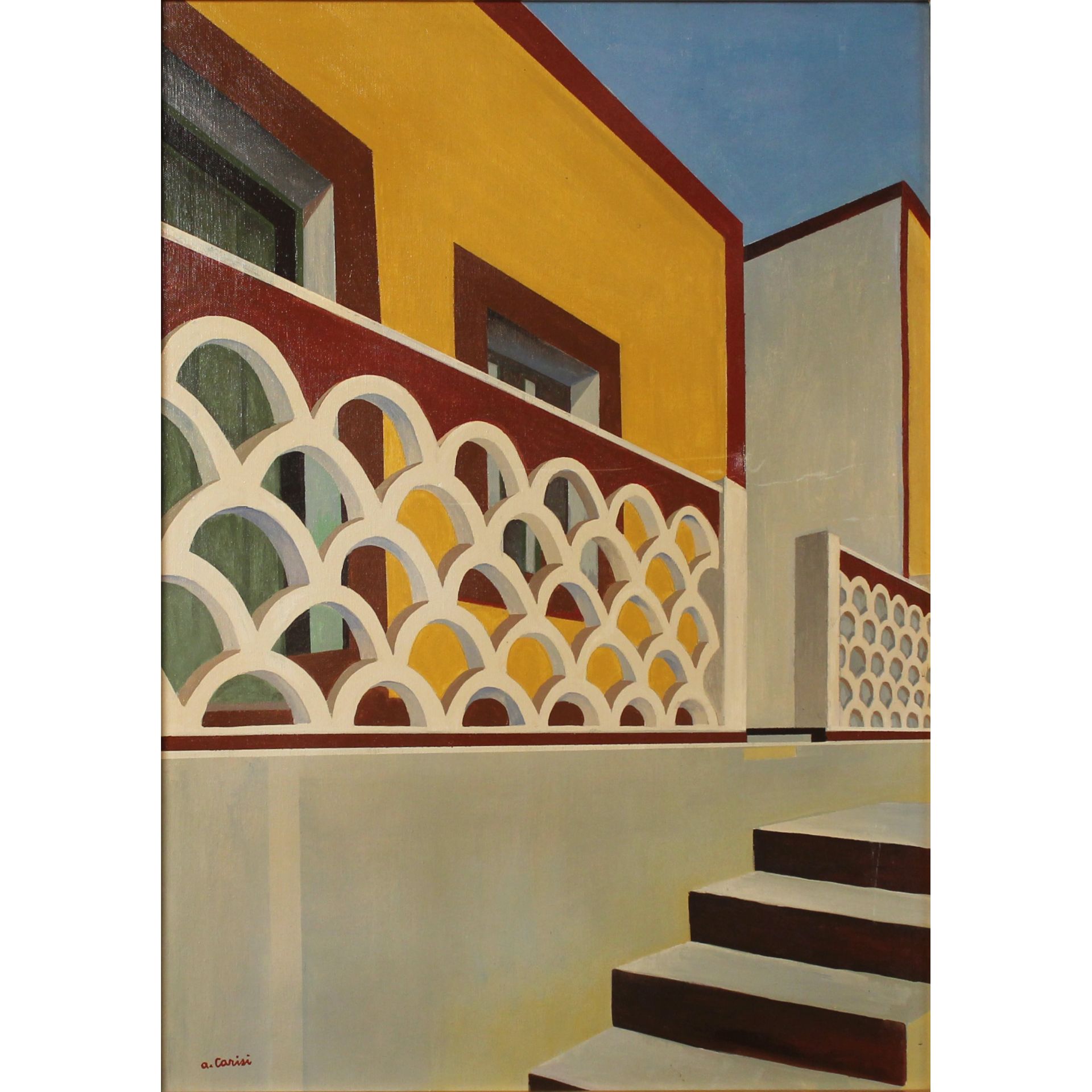 Andrea Carisi (1934) "Case a Linosa" - "Houses in Linosa"