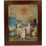 Artista siciliano della fine del secolo XVIII "Il battesimo di Cristo" - Sicilian artist of the late