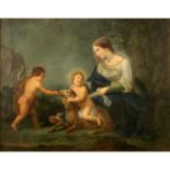 Giovanni Patricolo (1789/1861) "La Madonna con Gesù Bambino e San Giovannino"