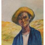 Giambecchina (1909/2001) "Volto di contadino" - "Face of a Farmer"