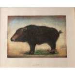 Bruno Caruso (1927/2018) "Il cinghiale" - "The wild boar"