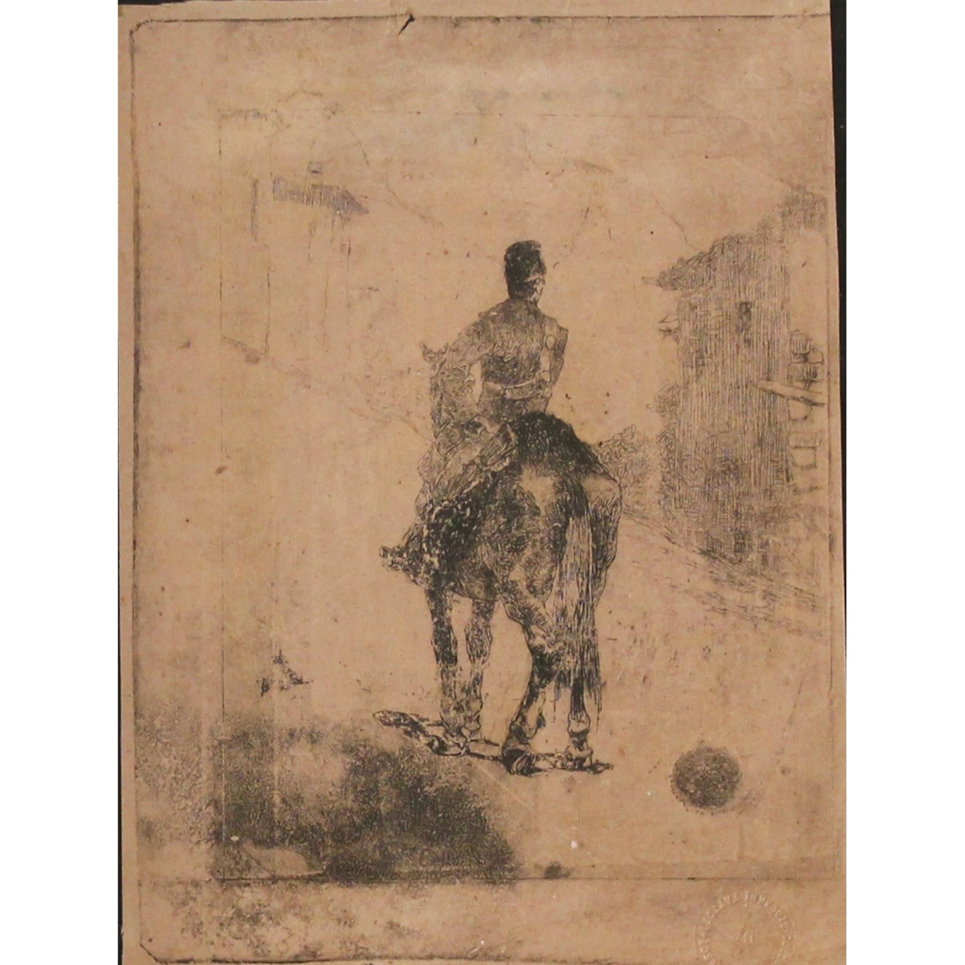 Giovanni Fattori (1825/1908) "Soldato a cavallo" - "Horse Soldier"