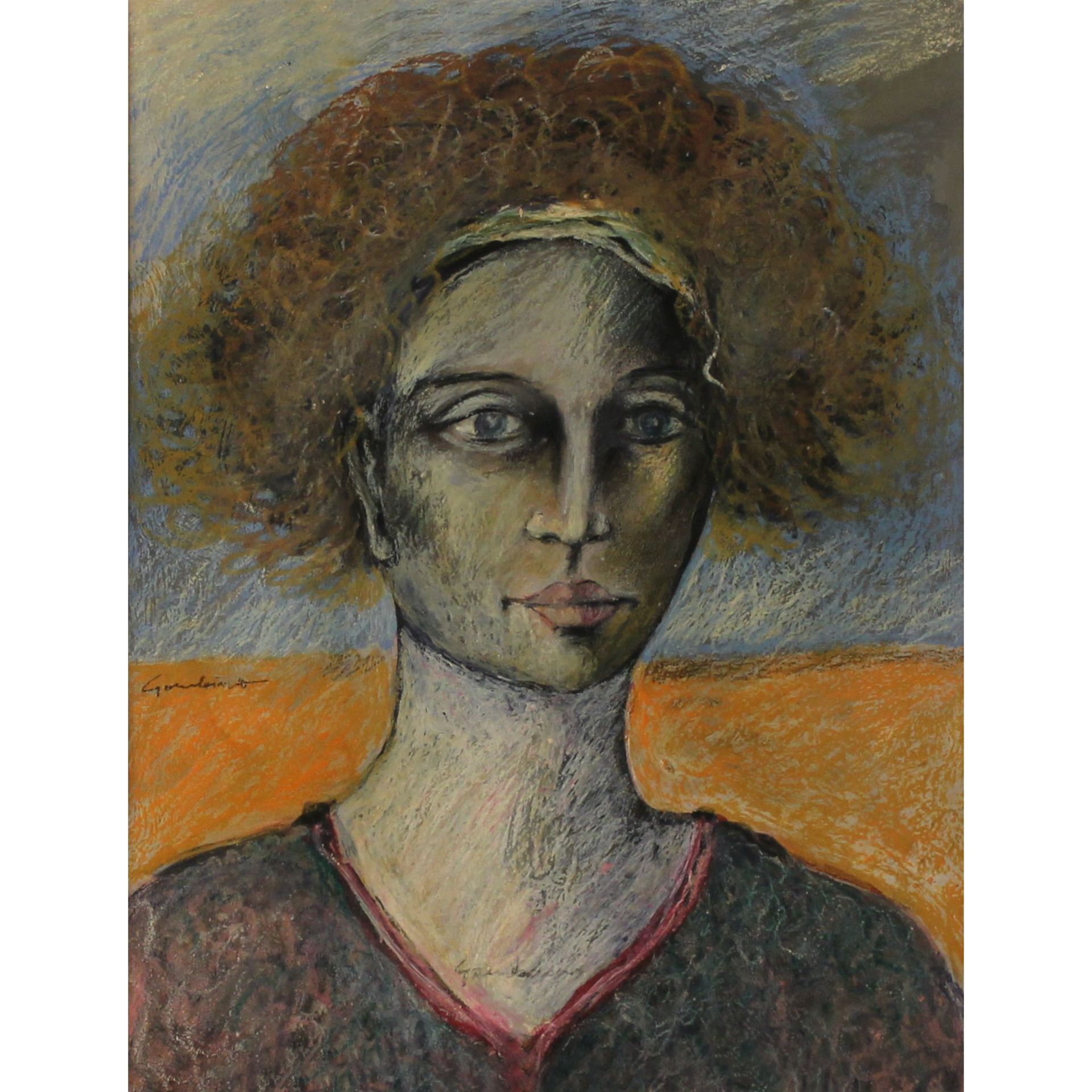 Pippo Gambino (1935/2004) "Ritratto di donna" - "Portrait of a Woman"