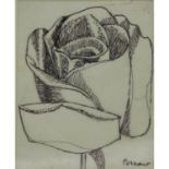 Giacomo Porzano (1925/2006) "La rosa" - "The Rose"