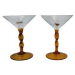 Coppia vasi a coppa - Pair of cup vases