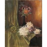 George Steel (1923) "Natura morta con crisantemi" - "Still Life with Chrysanthemums"