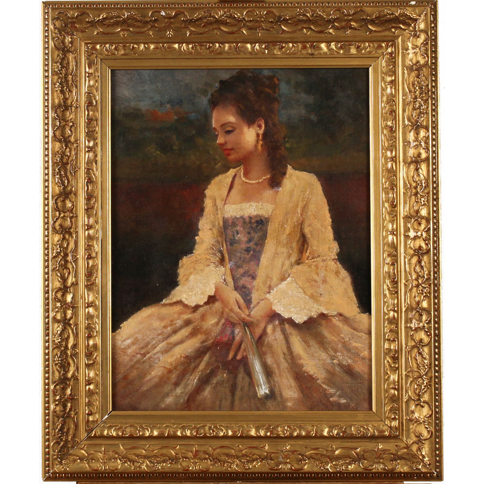 Emilio Rizzi (1881/1952) “Ritratto di nobildonna” - “Portrait of a noblewoman”
