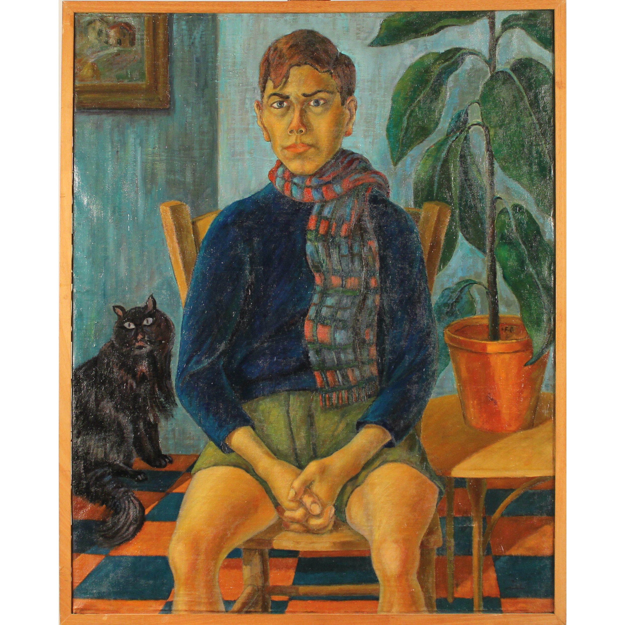 Ritratto di giovane in interno - Portrait of a young man indoors