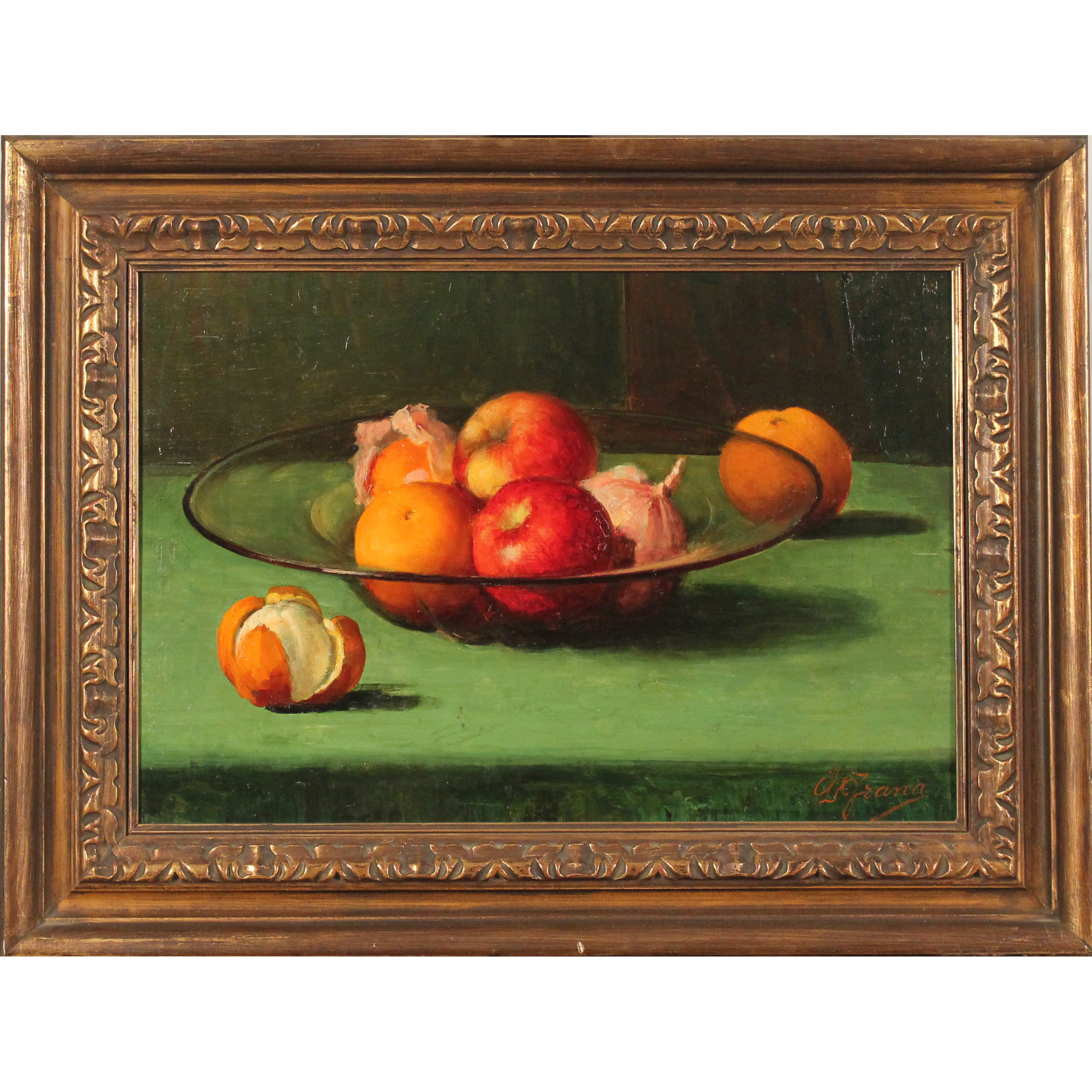 G. Frana "Natura morta di frutta" - "Still life of fruit"