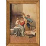 Frencesco Ballesio (1860/1923) "Gioie materne" - "Maternal joys"