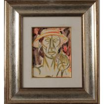 Giuseppe Migneco (1908/1997) "Viso" - "Face"