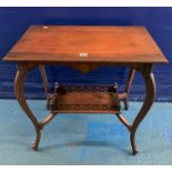 Antique mahogany side table