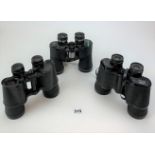 3 pairs of binoculars – Chinon, Halina Discovery and Pegasus