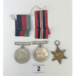 3 Second World War medals
