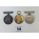 2 First World War Medals & 1 Second World War Medal