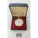 Modern yellow metal Sekonda pocket watch