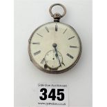 Silver pocket watch