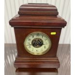 Mahogany mantle clock