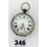 Silver pocket watch