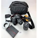 Canon EOS 70D digital camera and accessories