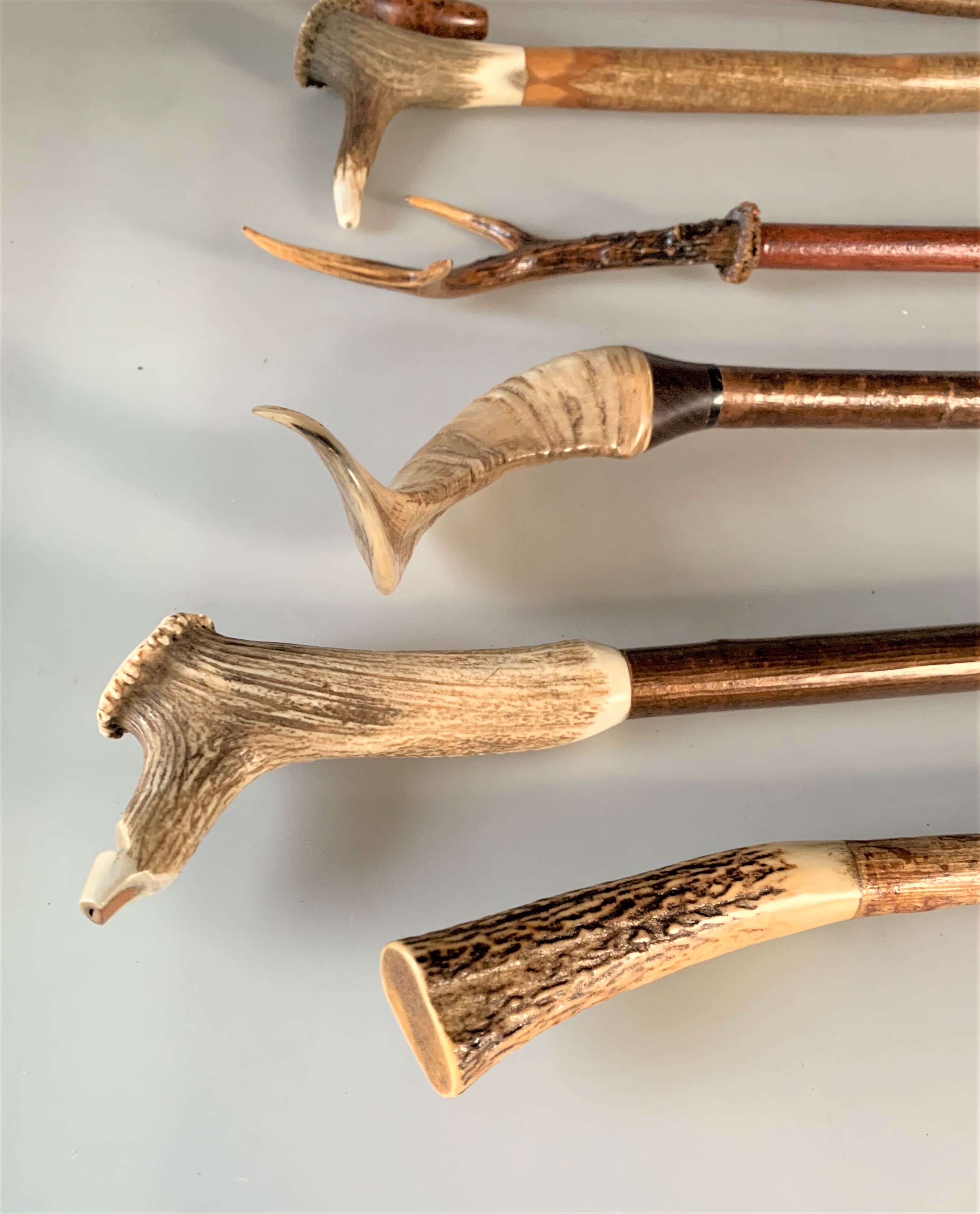 6 walking sticks/staffs - Image 2 of 4