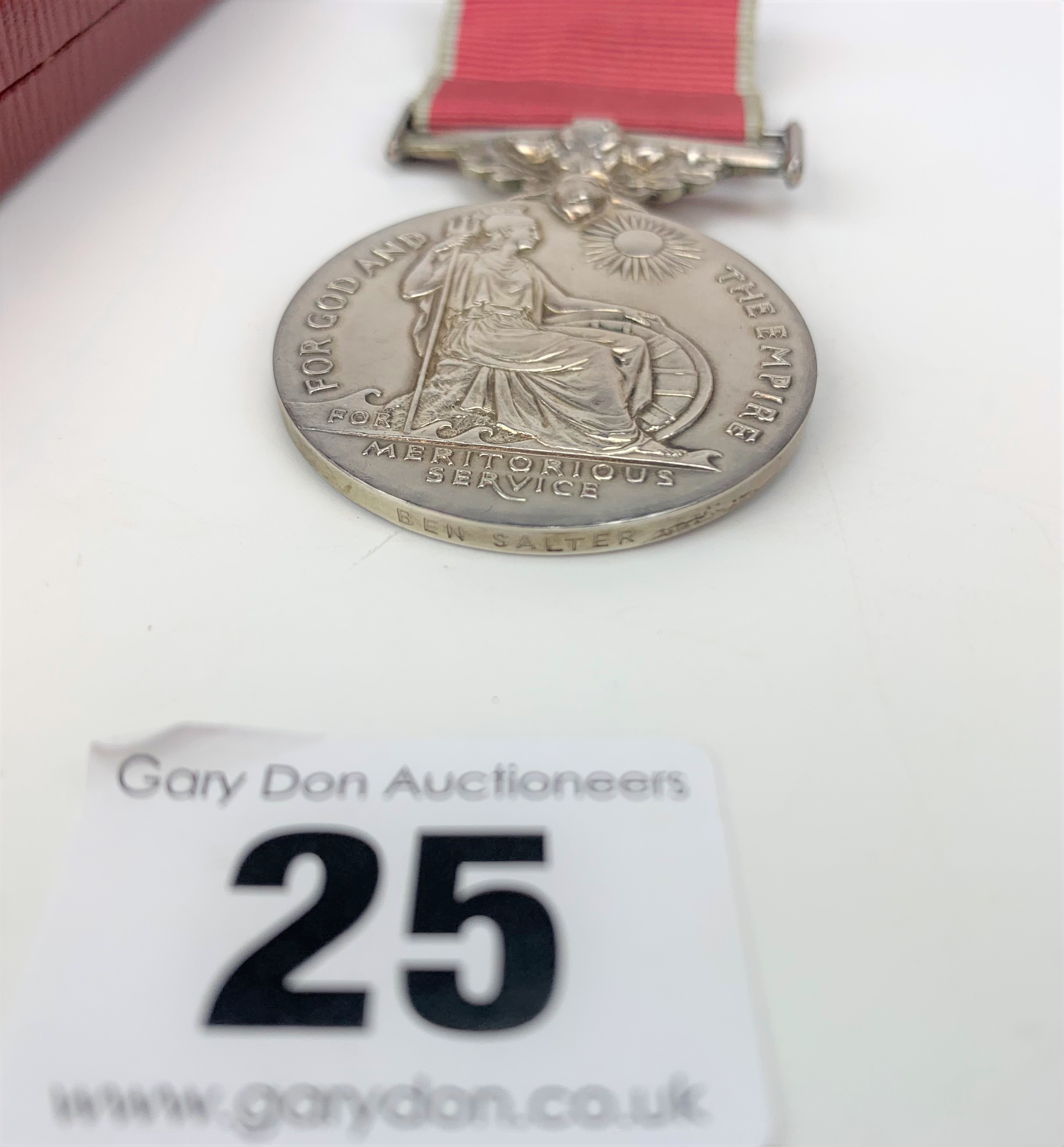British Empire Medal with paperwork and photo - Image 6 of 10