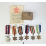 6 Second World War Medals