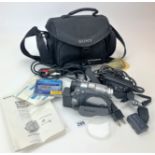 Sony Digital Video Camera Recorder DCR-DVD301 with accessories