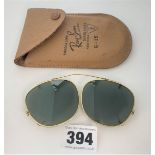Pair of Ray-Ban clip on sunglasses