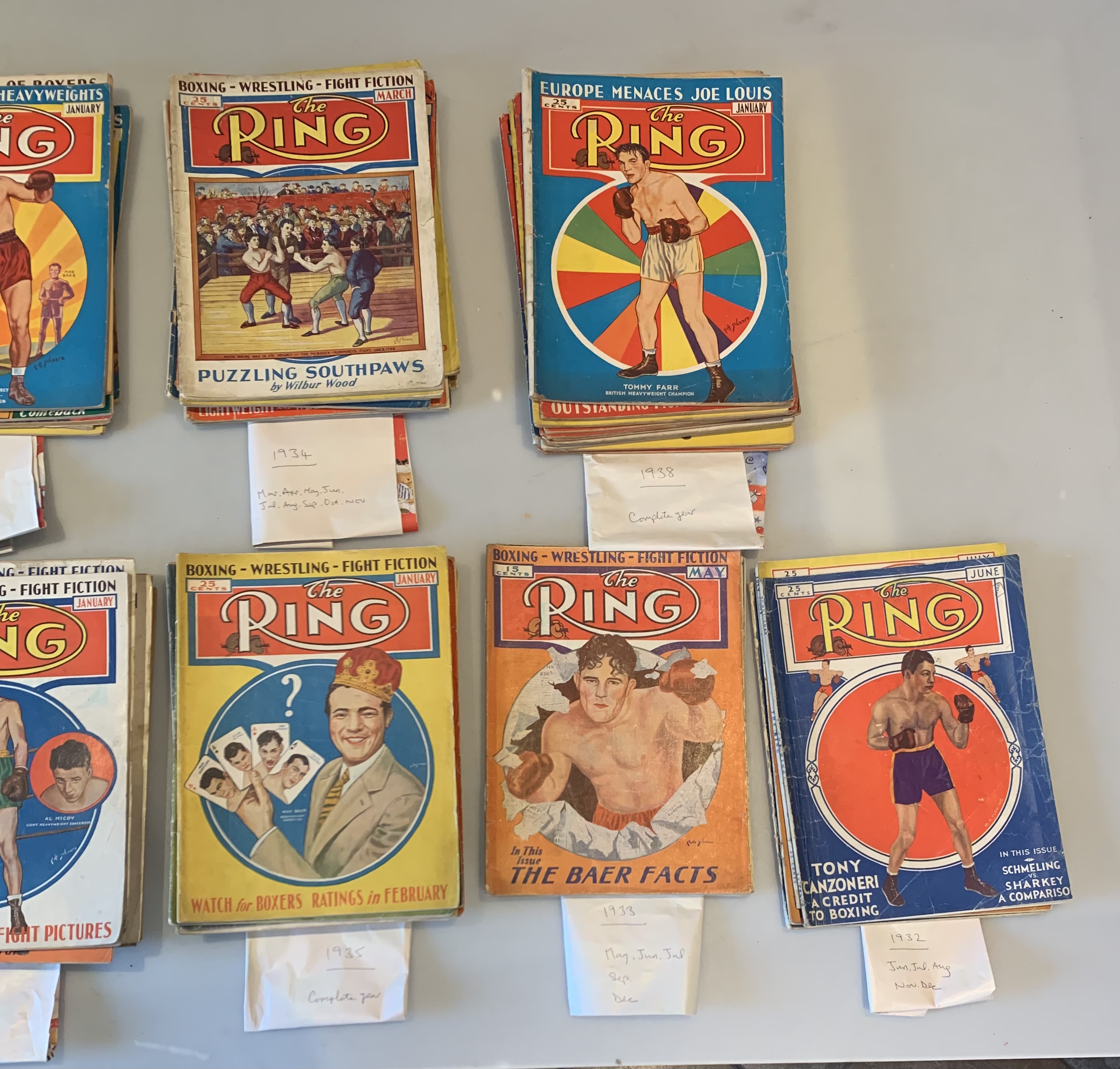 ‘The Ring’ boxing magazines 1932 - 1940 - Image 3 of 3