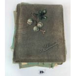 Postcard album of antique and vintage postcards