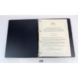 Harrington & Byrne folder 1978 25th Anniversary of Queen Elizabeth II’s Coronation