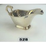 Silver gravy boat