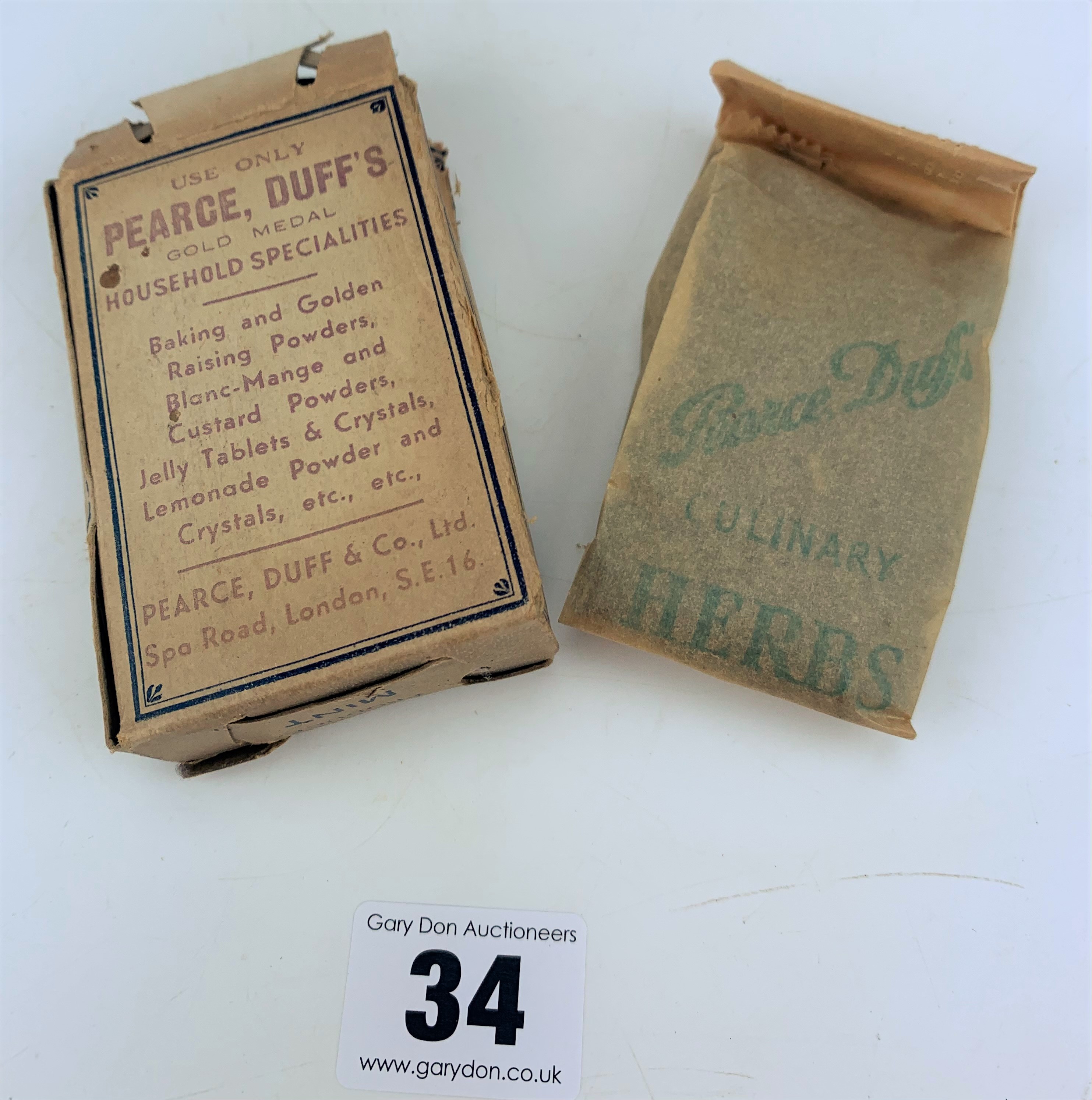 Wooden potato masher and Pearce Duffs herb packet - Image 5 of 5