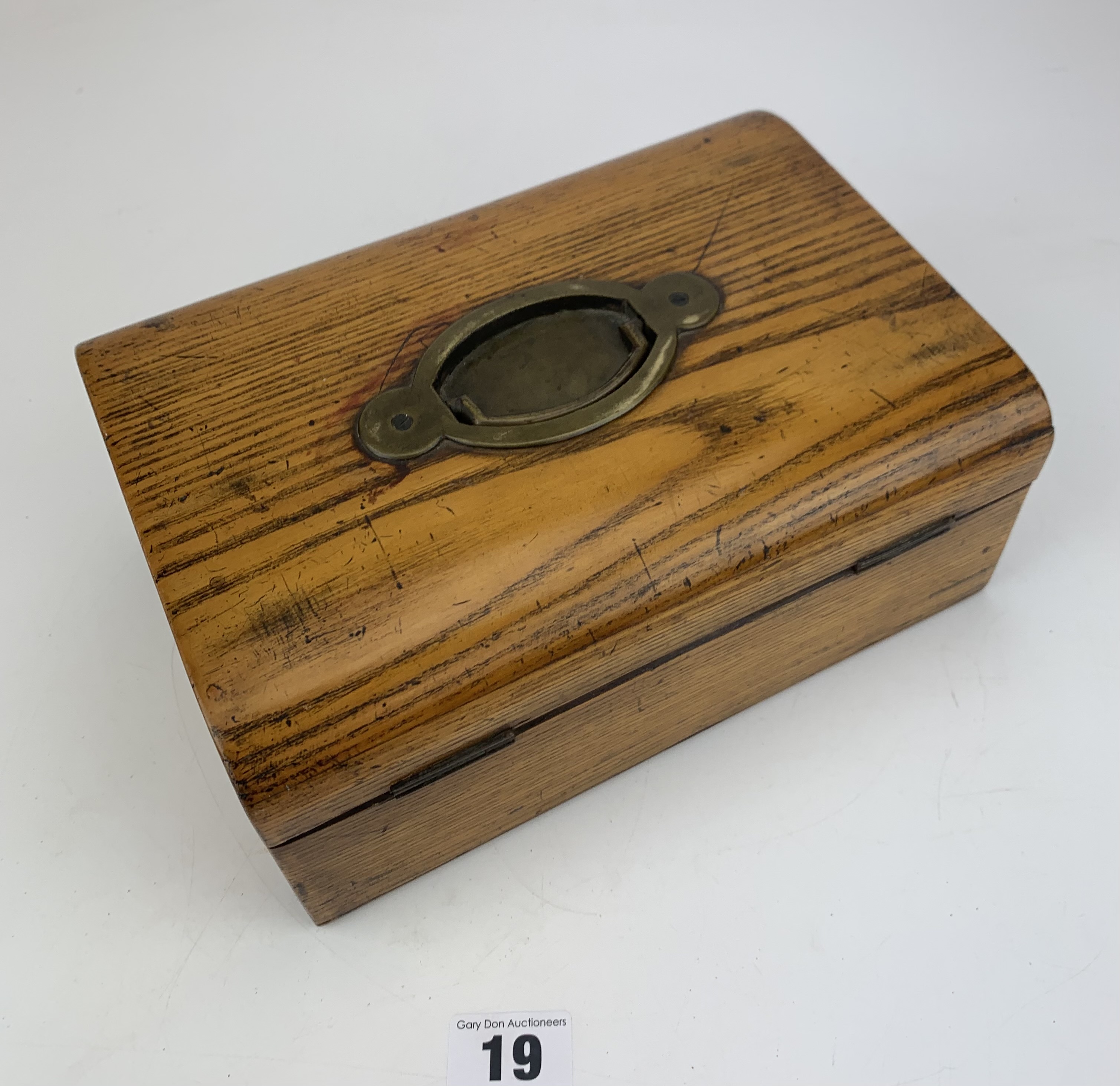 Wood and brass herb box with nutmeg grater - Image 6 of 6