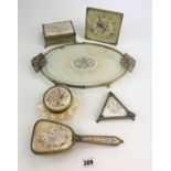 Vintage dressing table set