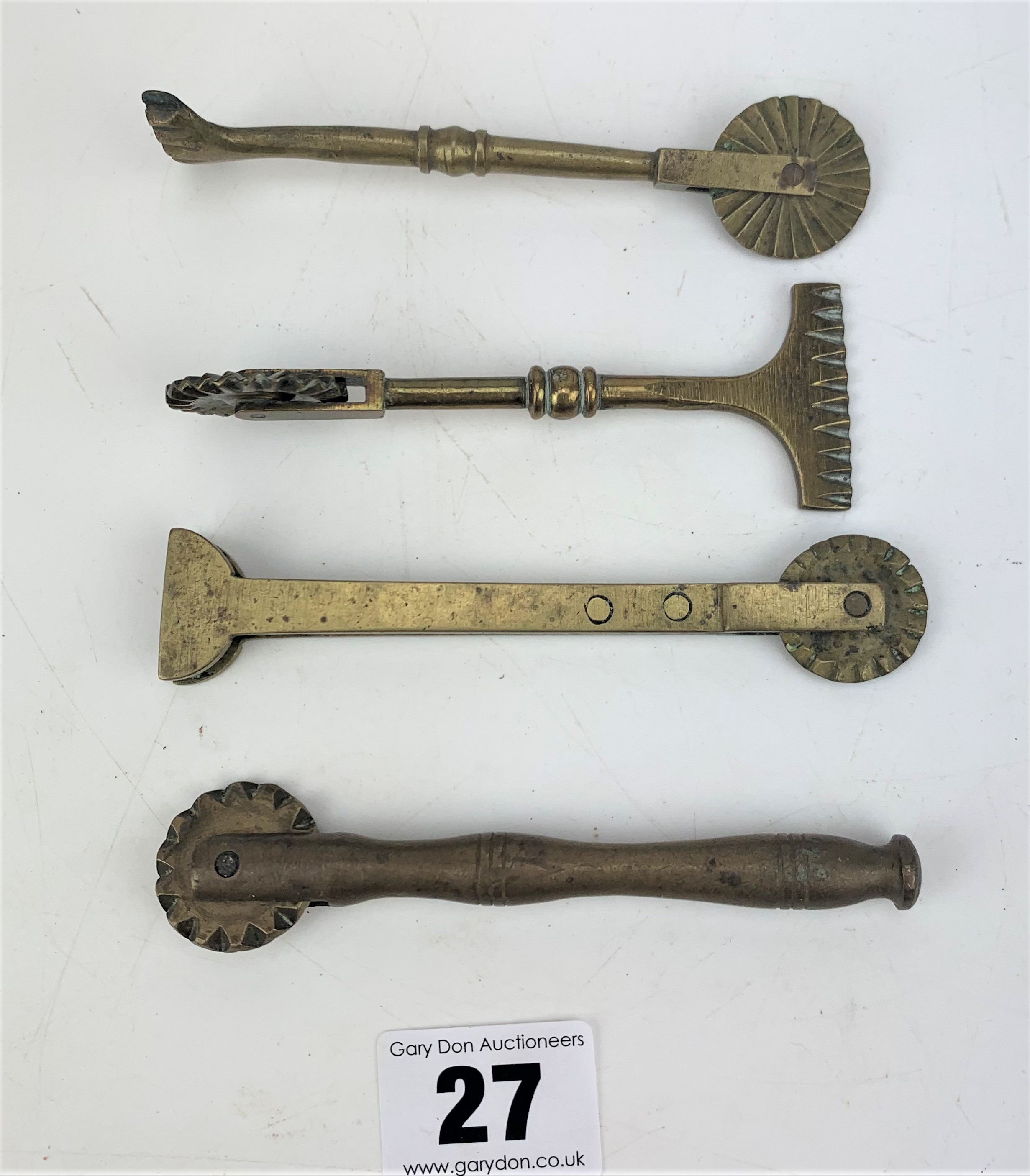 4 brass crimpers