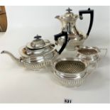 4 piece silver plated tea service