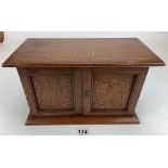 Inlaid cabinet with 3 drawers